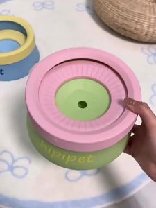 ElevatedWater Bowl No-Wet Mouth Dust-Proof Dog Cat Drinking Dispenser