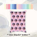 Bantal Custom 40x60 Face Pattern + Full Foto. 
