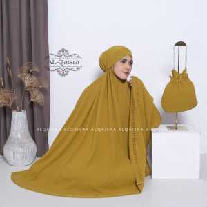 Mukena Dewasa 3in1 Crinkle Airflow Polos Premium Mewah Jumbo Traveling