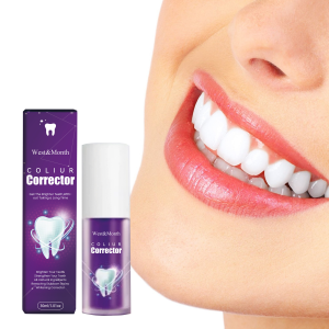 new Premium Purple Brightening Toothpaste Removes Surface Stains & Oral Odor Gentle Gum Care Daily Brightening & Refreshing Teeth Free Shipping