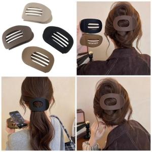Wide Hair Clip Large Hair Claw Clip Fashion Elegant Adornment Holder Flat Clip Barrettes Hair Styling Tool Ornaments