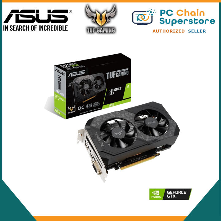 Oc Edition Asus Tuf Gtx 1650 Gaming Oc Gddr6 ASUS TUF-GTX1650-4GD6