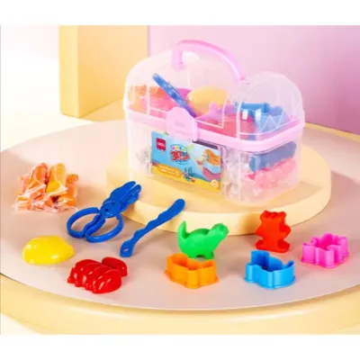 Deli Play Dough 24 Colour with Mold & Container 67825 [Plasticine] [Clay Modelling]