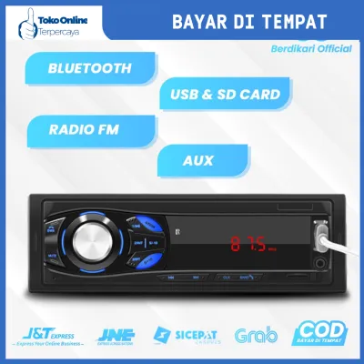 SIngle Din Head Unit AmlTape Mobil Multifungsi Bluetooth USB Mp3 FM Radio Wireless - MP3-S211L