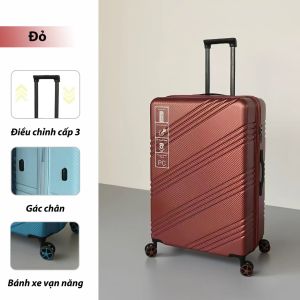 Vali giá rẻ Vali du lịch Vali mật khẩu Vali phong cách mới 2025 Vali học sinh Vali chất liệu PCSize 20/24/28