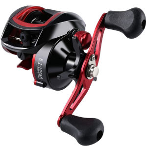 Sougayilang Metal Fishing Reel 18+1 Ball Bearings Baitcasting Fishing Reels High Speed 8.1:1 Gear Ratio Reel Max Drag 10kg for Saltwater Sea