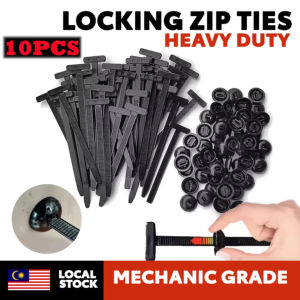 10PCS Self-locking Zip Ties Nylon Cable Tie Buckle Heavy Duty DIY Fender Gancu Pengikat Kabel
