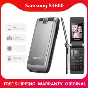 Original Samsung s3600 flip phone 1.3mp gsm camera GSM mobile phone flip phone for Samsung