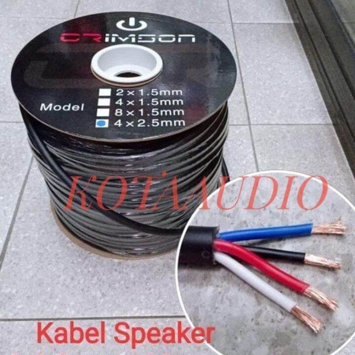 Kabel Speaker Audio Crimson X X X X Per Meter