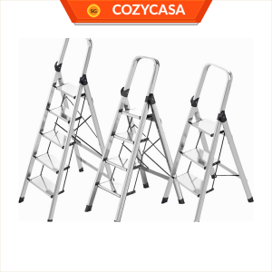 Heavy-Duty Aluminum Folding Ladder | Anti-Slip Ladder