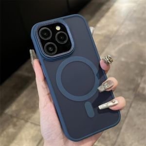 frosted liquid magnetic Phone case iphone16 15 Pro Max 14 13 12 11 casing for iPhone case silicone soft shell TPU shockproof