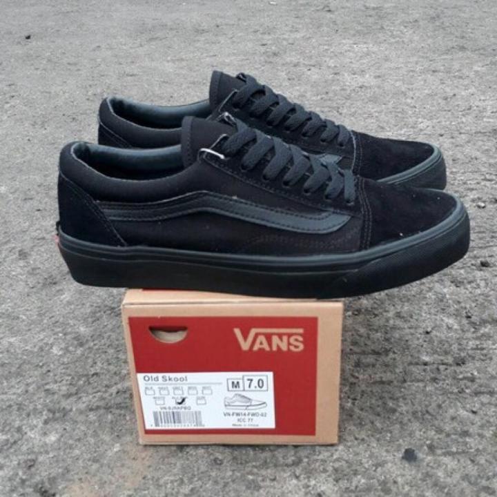 Vans california hitam sale