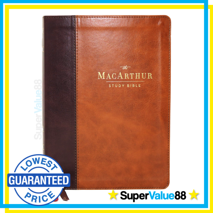 MacArthur Study Bible, 2nd Edition (Deluxe Leathersoft) Comfort Print