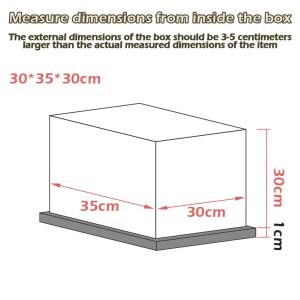 Transparent Acrylic Display For 10323 PAC-MAN Arcade Popmart Figurine Labubu Zimomo for Shoes Sneakers Jewelry Collectibles 手办展示盒收纳