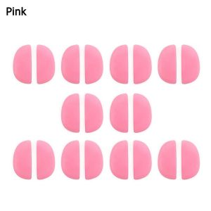 GOODOO 10Pairs/Pack กดบน ป้องกันการลื่น แว่นตากันแดด แว่นตา แผ่นรองจมูกแว่นตา Nosepads ซิลิโคนรองจมูก
