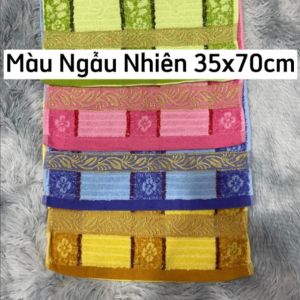 Khăn Lau Đầu Lau Người Cotton 100% KT 35x70 và 50x95cm