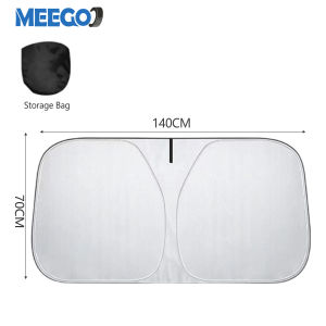 MeeGoo Thickened Silver Coating Car Sun Shade Foldable Windscreen Insulation Sun Shield Summer Sun Visor Anti UV Rays