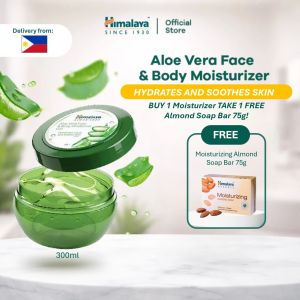 Himalaya Pure Aloe Vera Face & Body Moisturizer Gel 300ml | Natural Moisturizer for Dry Skin