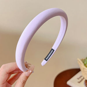 ที่คาดผมฟองน้ำสีรูปมาการองของผู้หญิงที่คาดผมแฟชั่นขอบแคบโฟมล้างหน้าเรียบง่ายของเด็กผู้หญิงที่คาดผมสไตล์เกาหลี