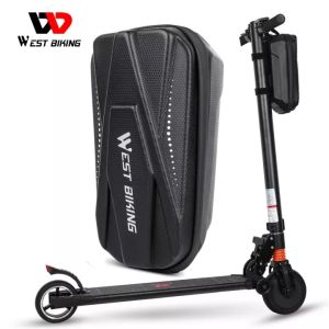 West Biking Túi treo xe tay ga chống nước EVA Túi treo phía trước xe đạp điện túi cứng dụng cụ