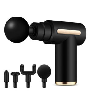 Massage Gun Small Travel Massage Gun Massage Gun Deep TissuePercussion Handheld Portable Muscle Massager Tool for Full Body Pain Relief Ideal Gifts for Men Women(Black)