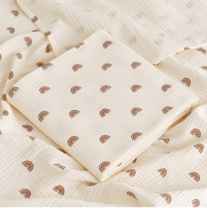 【100*100cm】 Muslin Blanket  Infant Receiving Blanket Newborn Swaddle Cotton High Quality Gauze Cotton Upgraded