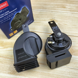 DENSO แตรรถยนต์ ( แตรหอยโข่งสีดำ ) 12V.
