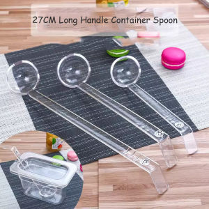 27CM Long Handle Container Spoon Powder PC Spoon Jam Scooper for Milktea Long Handle Coffee Teaspoon