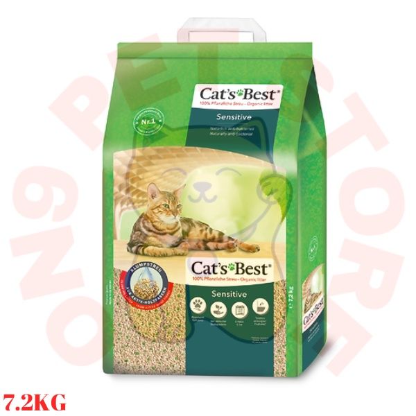CAT'S BEST Sensitive 7.2KG Tight Clumping AntiBacterial Cat Litter