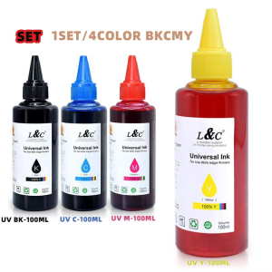 【PH Ready Stock】L&C Dye Ink UV Ink 100ml 4 Colors Universal Dye Ink for Inkjet Printers