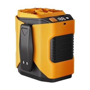 พัดลมคลิปพัดลมคาดเอว3600มิลลิแอมป์ต่อชั่วโมงพัดลมชาร์จไฟได้เดินทางพัดลมทำความเย็นเงียบ100ปรับความเร็วได้เหมาะสำหรับงานกลางแจ้ง