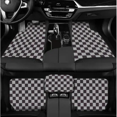 SOLOMEN Universal Car Carpet Mats Full Set Anti-Slip PVC Karpet Kereta Front & Rear Floor Mat for Kancil 850 Myvi Axia Saga BLM Wira Waja Perodua HRV Easy to Clean Waterproof Car Interior Protection Tikar Lantai Kereta [READY STOCK]