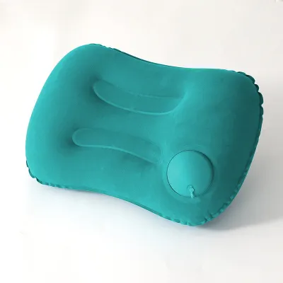 【SG STOCK】Flocked Inflatable Square Pillow Cushion Multi-functional Outdoor Camping Portable Storage Travel Inflatable U