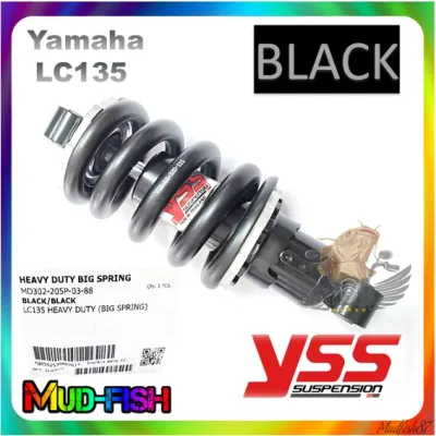 YSS YAMAHA LC135 | Y15ZR | Y16ZR HEAVY DUTY MONOSHOCK | ABSORBER 205MM MD302 (BIG SPRING)