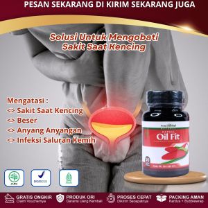 Kapsul Oil Fit - Obat Sakit Saat Kencing Nyeri Pipis Infeksi Saluran Kemih  Sakit Kantung Kemih Uretra