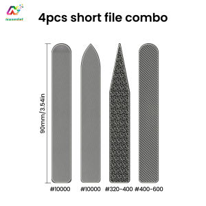 Nasedal Ultra Fine Glass Polishing File for Gundam Plastic Model Polishing Tool Mirror Finish Washable Sanding Stick for Gunpla Nub Clear Part Wood Resin-Base Parts Military Model Tool 7 Size #320 to #10000 Grits