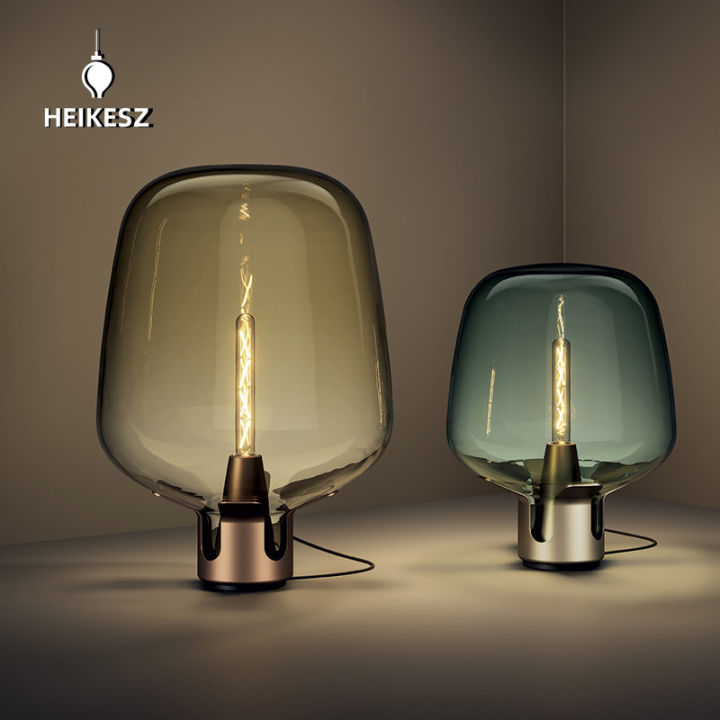 HEIKESZ Nordic Glass Table Lamp Post-Modern Light Luxury