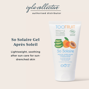 TOOFRUIT So Solaire Gel Après Soleil | My After Sun Gel 3+ | Soothing relief for sun exposed & dry skin | Calms redness
