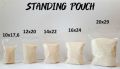 Plastik Standing Pouch 12x20 Plastik Ziplock Berdiri Seal Lebar  Isi 50 lembar. 