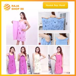 Baju Handuk Mandi Bath Towel Wearable Handuk Mandi Kimono