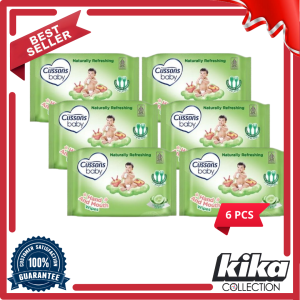 Cussons Baby Wipes 50S Sheets Tissu Basah Tissu Bayi Per 6 pcs