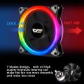 Darkflash DR12 PRO Single 120mm Addressable RGB LED Case Fan (6 PIN) | CPU cooler | PC fan | CPU Fan. 