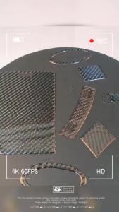 Inner Door Handle Decal Carbon Fiber  Car Interior Trim Compatible with  Corolla 2009 2010 2011 2012 2013 Accessories Decorative