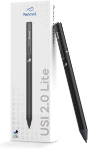 Penoval USI 2.0 Lite Stylus Pen for Chromebook Model and Pixel Tablet 4096 levels pressure smooth writing tech active digital pencil for Fire Max 11 Flip CX5 Lenovo Duet