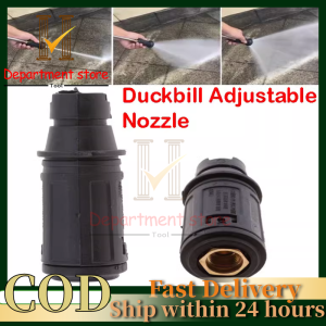 【LOCAL SELLER】Duckbill Adjustable Nozzle 1/4 Quick Connector High pressure Washer Adapter Fan Shaped Linear Nozzle