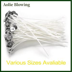 Aolie 100 chiếc bấc lõi bông bền nến năm kích cỡ 8/10/12/15/20 cm để tự làm