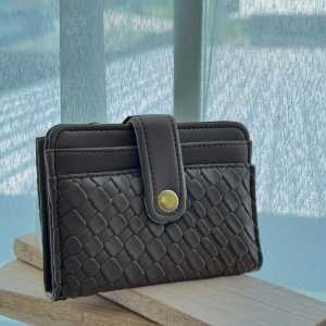 Dompet Wanita lipat motif Anyam Felian dan Sevica New arrival
