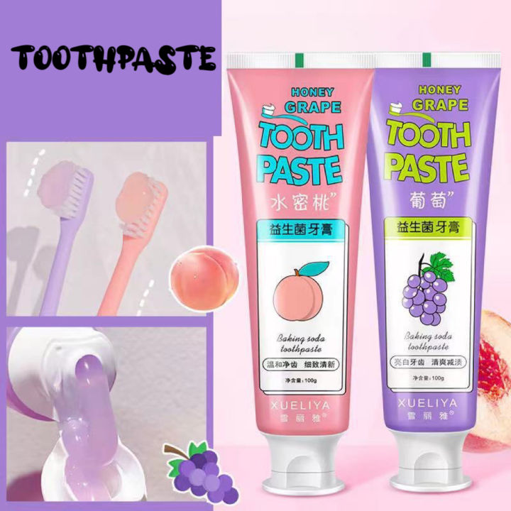 Honey Grape Toothpaste Baking Soda Fruit Flavored Toothpaste Whitening