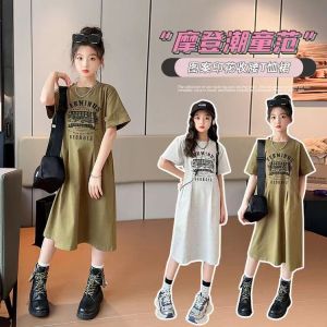 MEMAXK ชุดเด็กผู้หญิง ชูดไทย เสื้อยืดกีฬา กระโปรง จงต้าถง ผู้หญิง