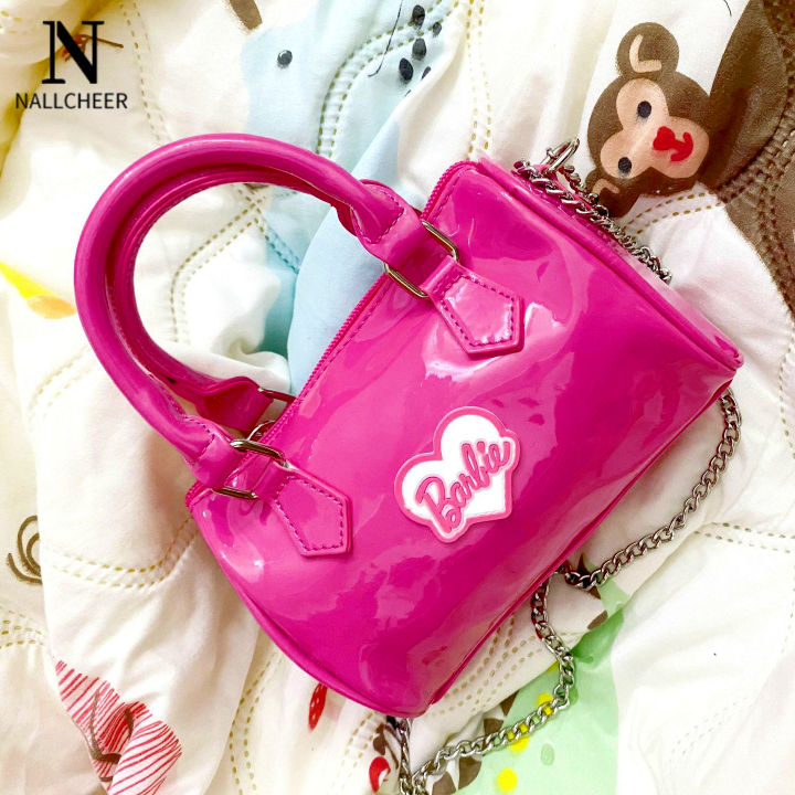 Barbie Letter Women Bag Fashion Beach Shoulder Handbag Portable Girls –  AMAIO